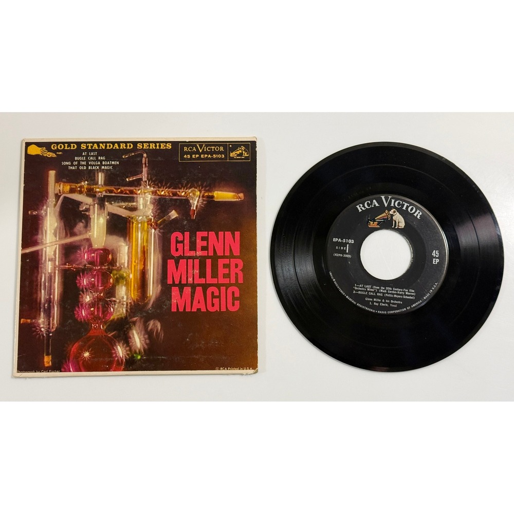 RCA Victor‎ Vinyl Record 7 Inch Black Glenn Miller Magic EPA-5103 45 EP
